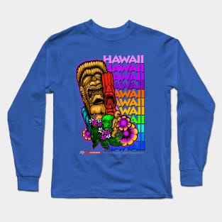 Tikis Hawaii Long Sleeve T-Shirt